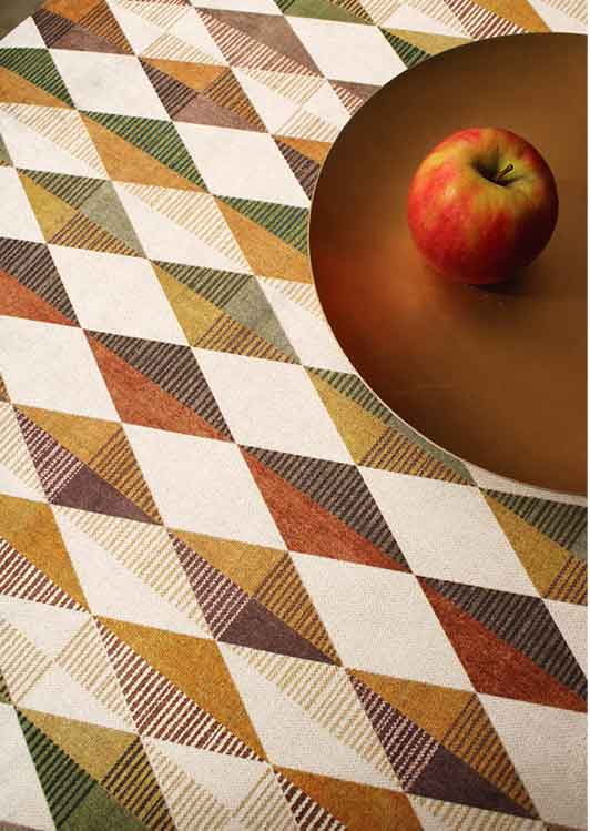 Terciopelo con estampado geométrico: La colección Geometric, diseño contemporáneo y elegante | Castilla Textil